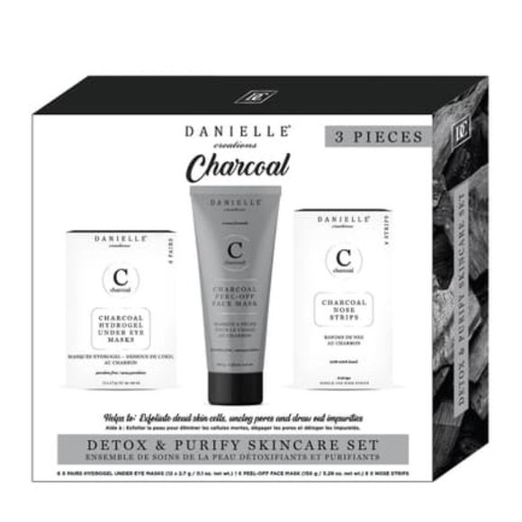 DANIELLE 3 Piece Detoxifying & Purifying Charcoal - Picture 1 of 2